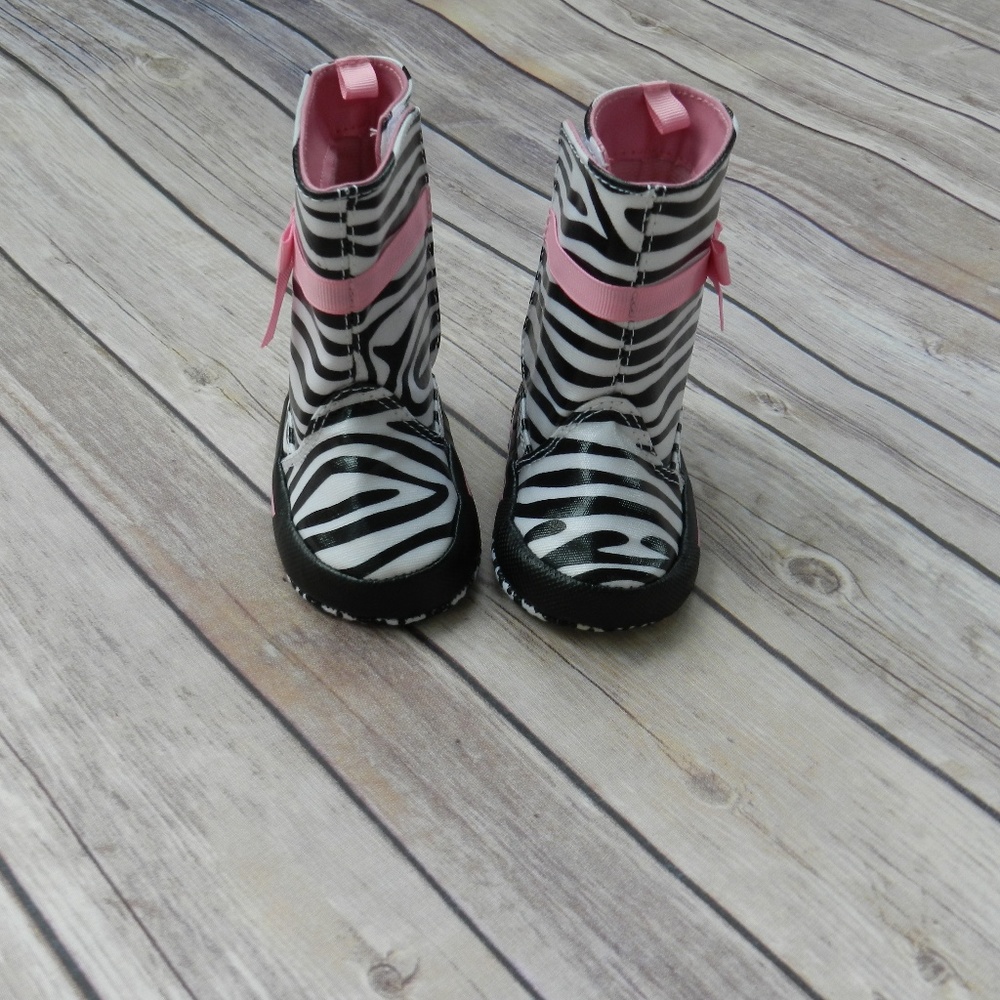 TRIMFOOT CO TODDLER FASHION BOOTS - ZEBRA -